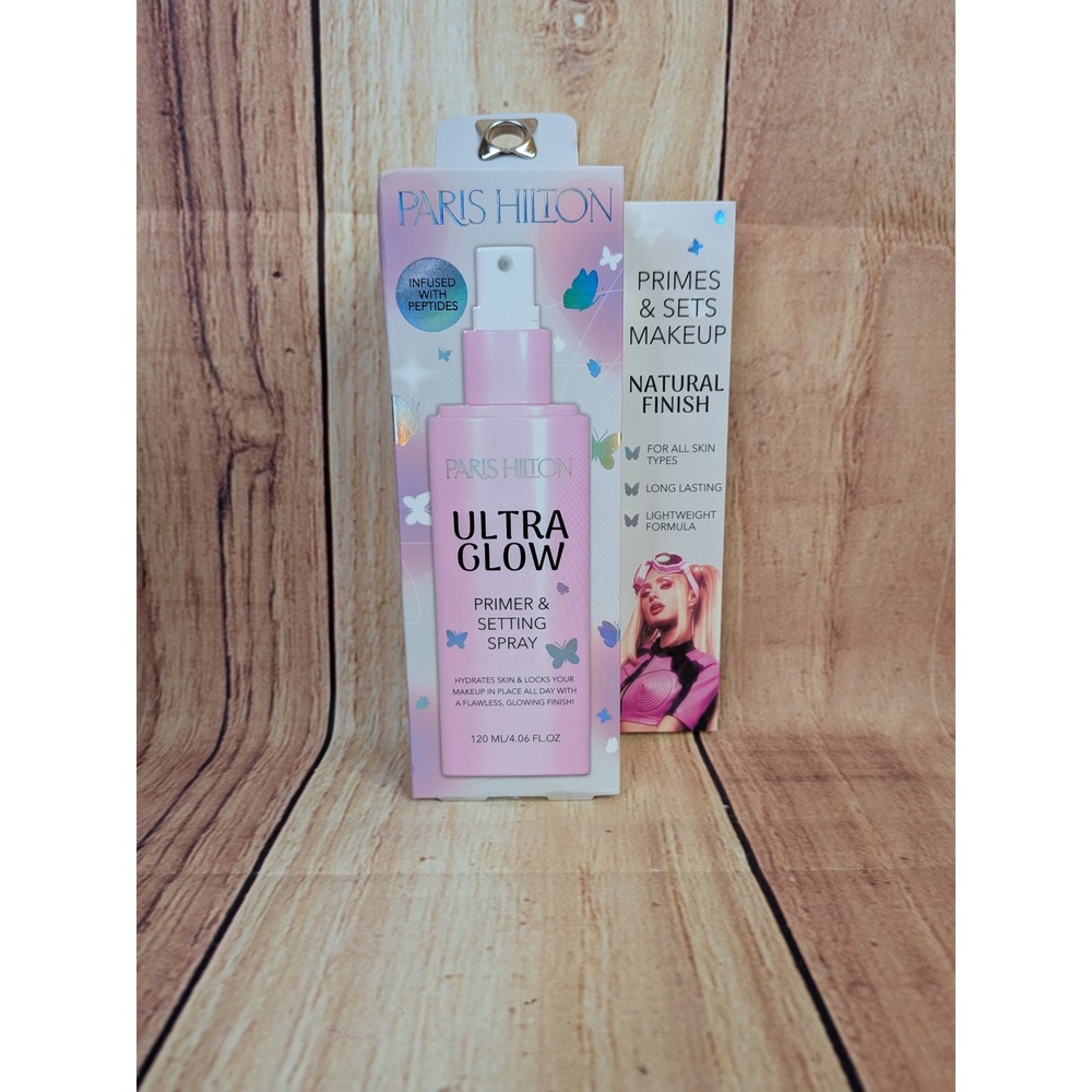 Paris Hilton Ultra Glow Primer & Setting Spray Hydrates Skin 4.06oz